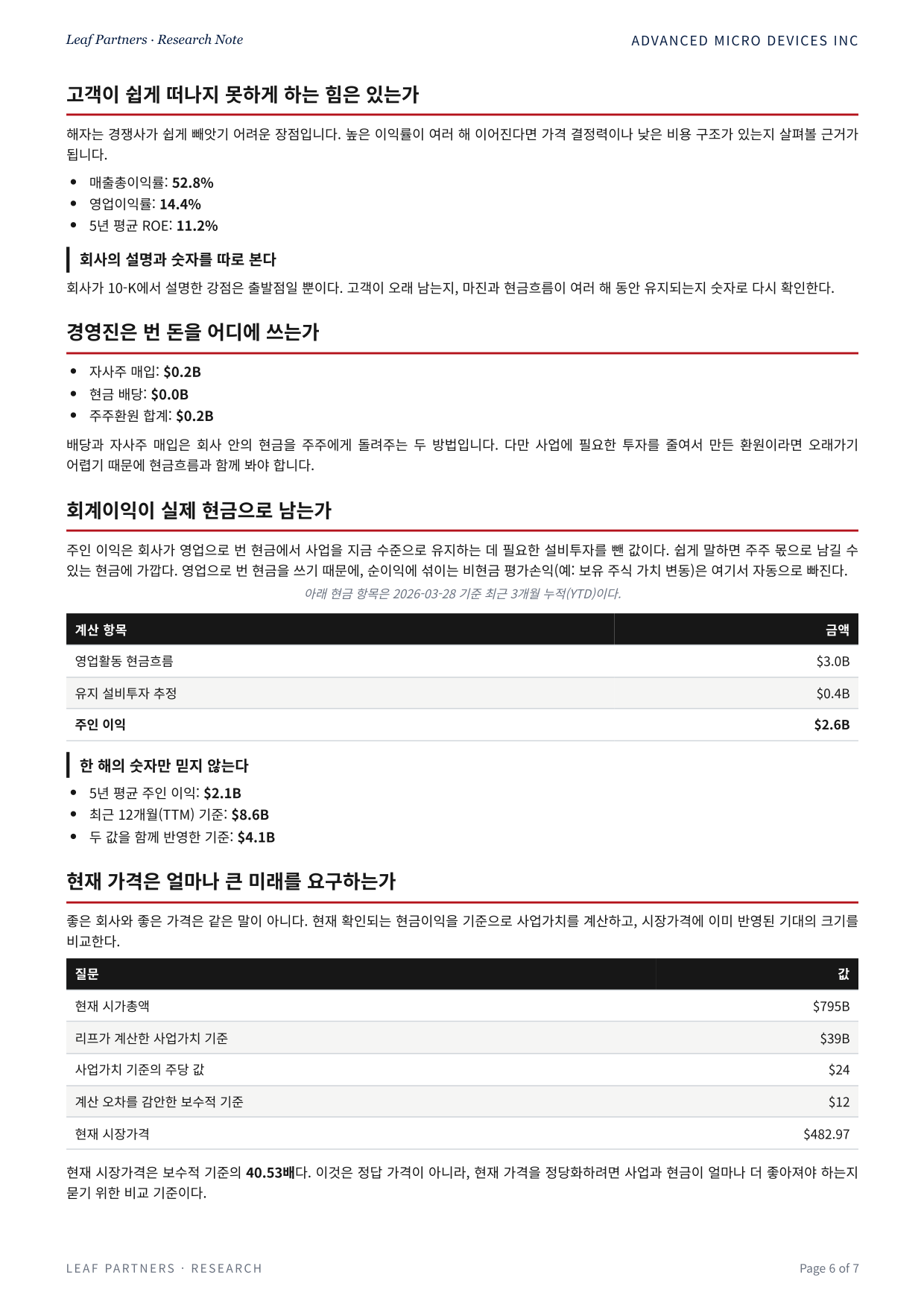 ADVANCED MICRO DEVICES INC 리포트 6페이지