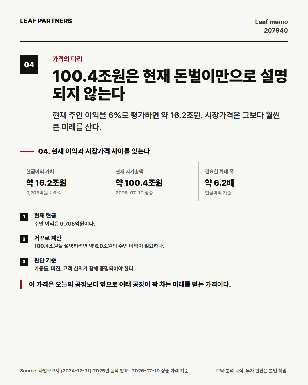 삼성바이오로직스 분석 카드 4번